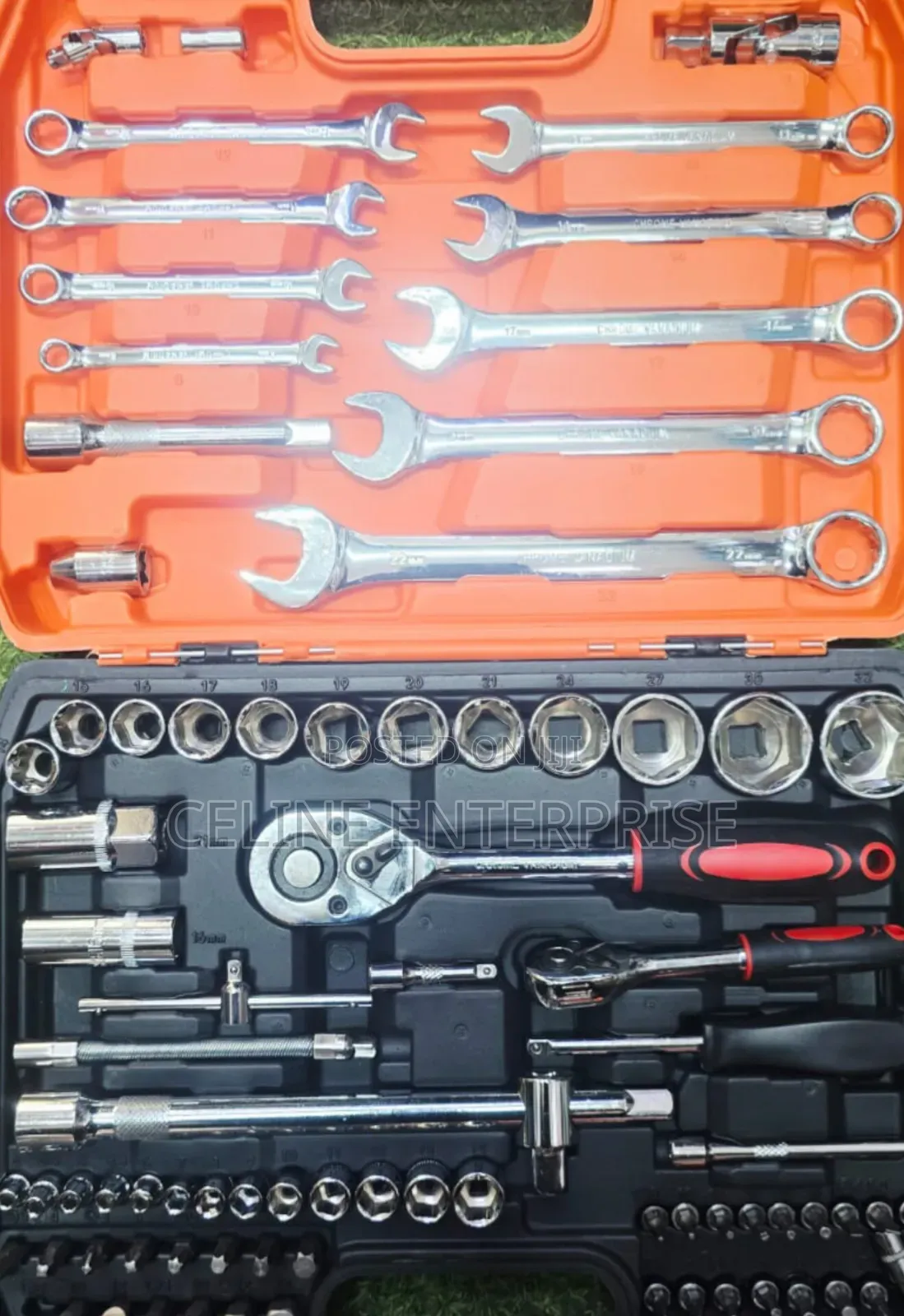 82-Piece Engineering Hand Tools Set With Carrying