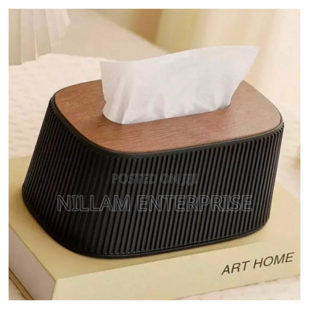 Aesthetic Vertical Striped Tissue Holder