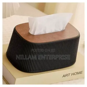 Aesthetic Vertical Striped Tissue Holder