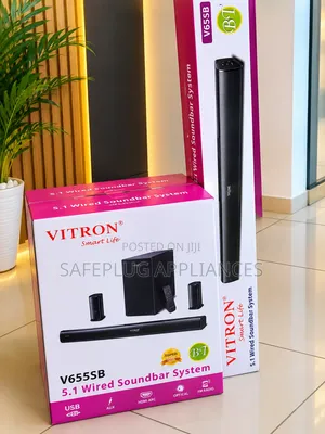 Vitron V655SB 5.1 Wired Soundbar System With Subwoofer and Remote