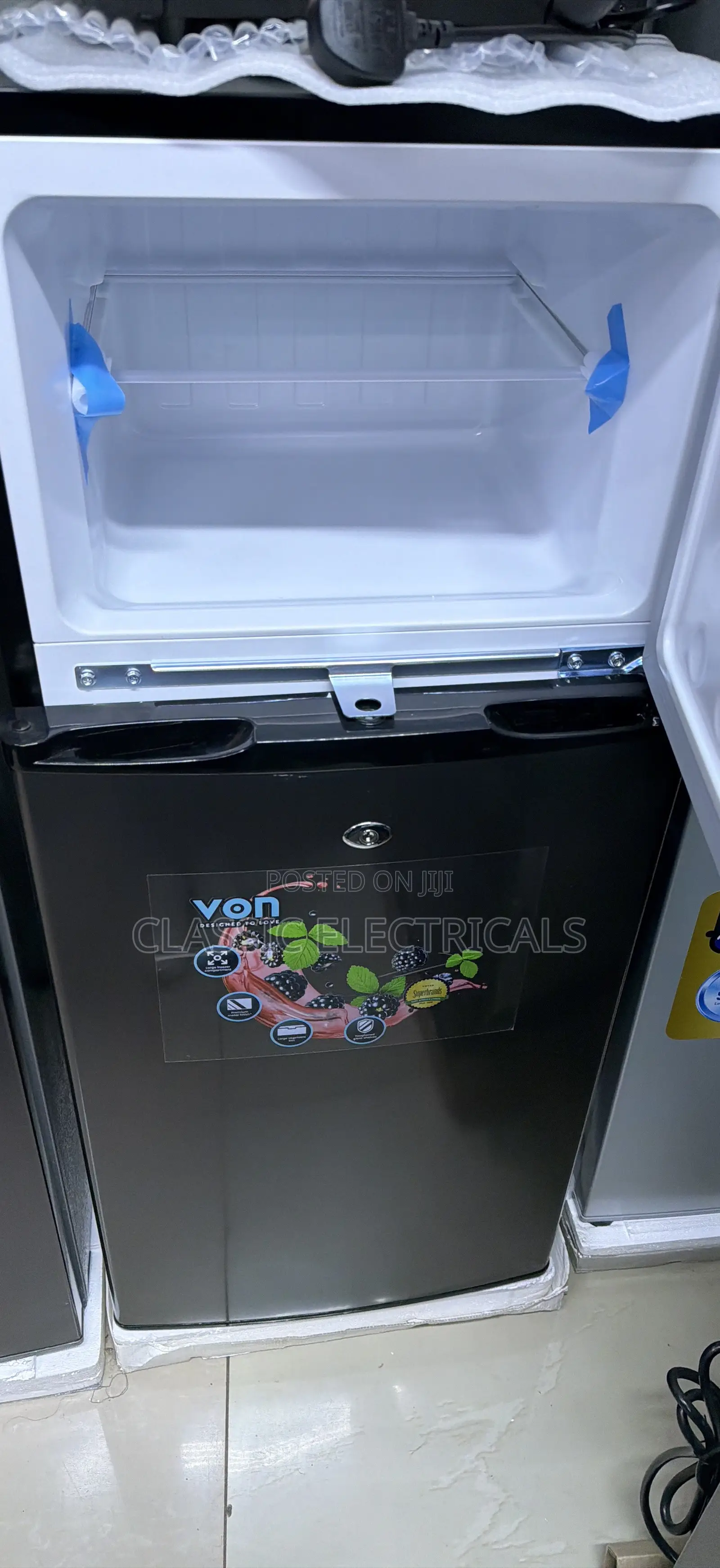 120litres Double Door Fridge at Ksh24999