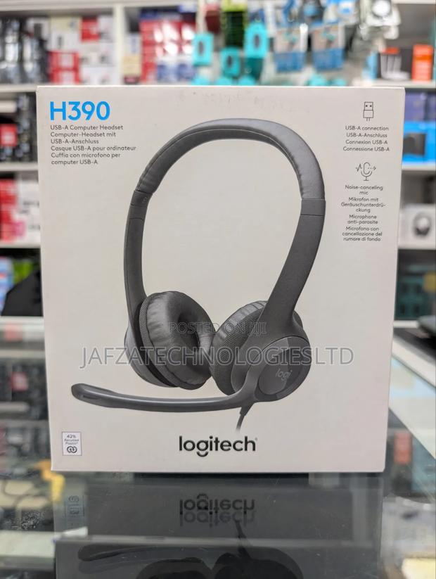 Logitech H390 USB Headset With Noise-Canceling Mic