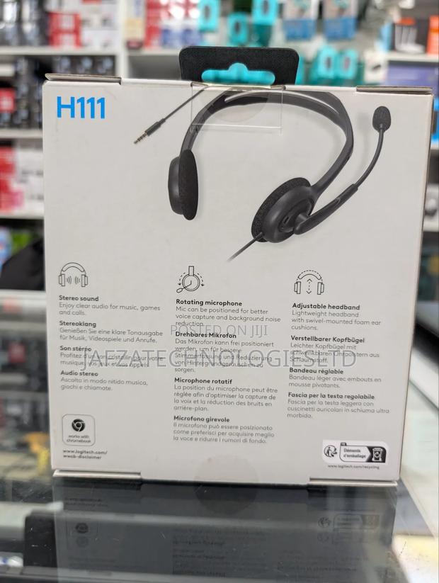 Logitech H111 Stereo Headset With Mic - thumbnail 2
