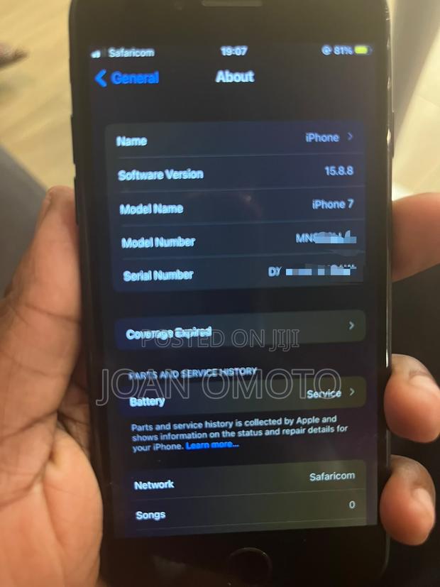 Apple iPhone 7 32 GB Black - main view