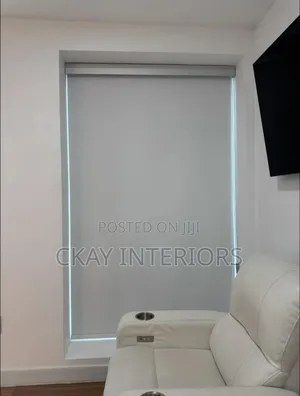 Light Grey Blackout Window Roller Blinds