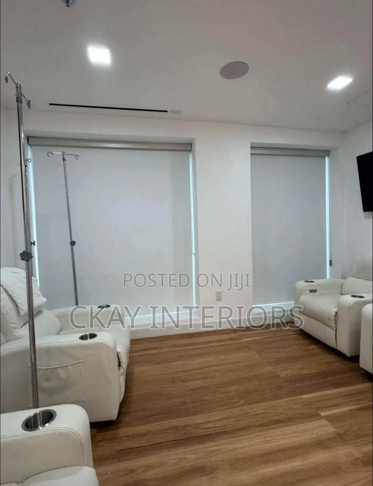 Light Grey Blackout Window Roller Blinds
