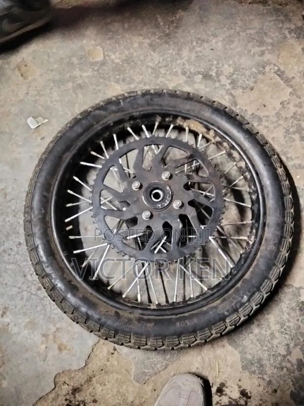 Motorcycle Rims + Sprocket - main view