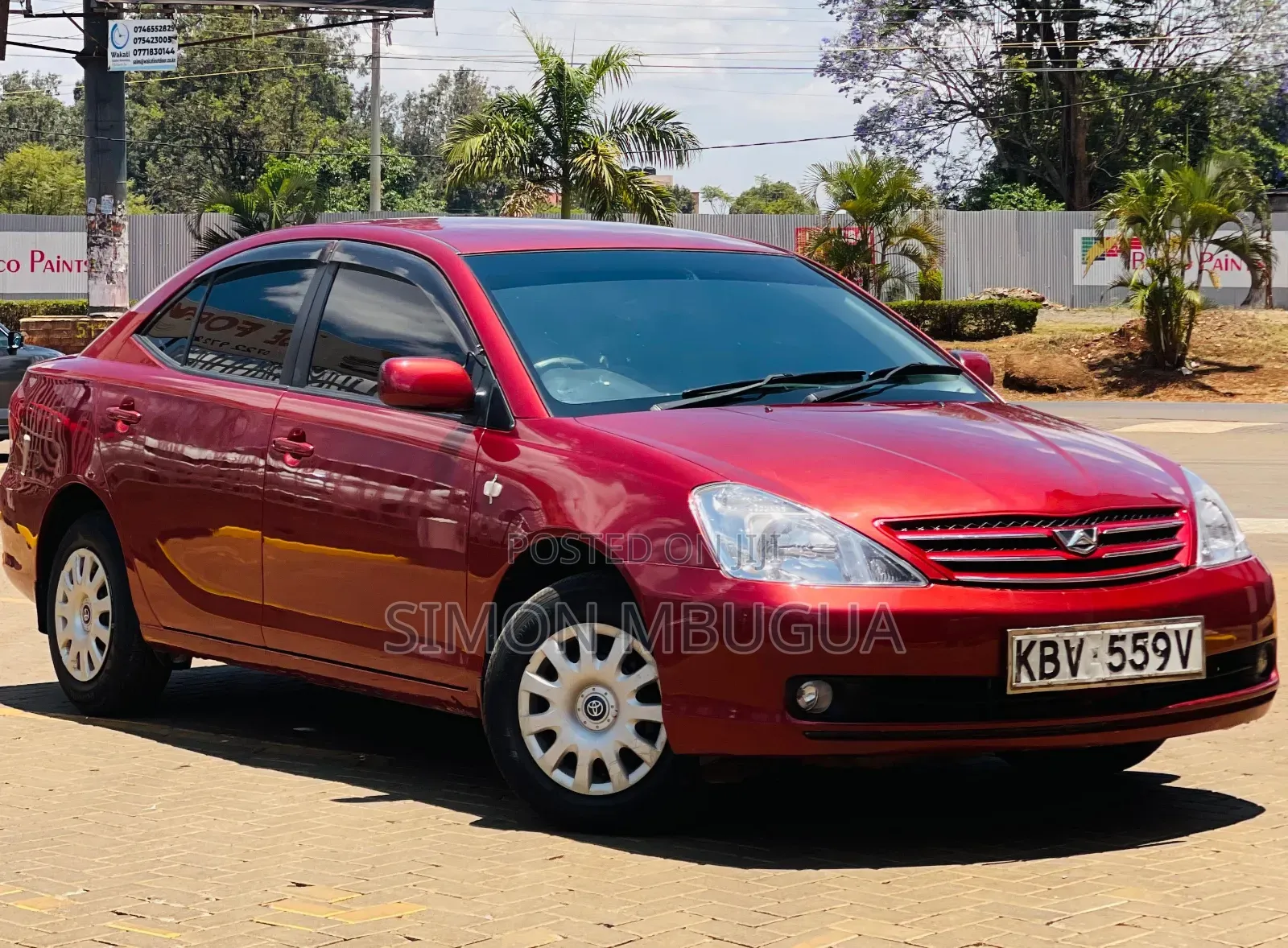 Toyota Allion 2009 Red
