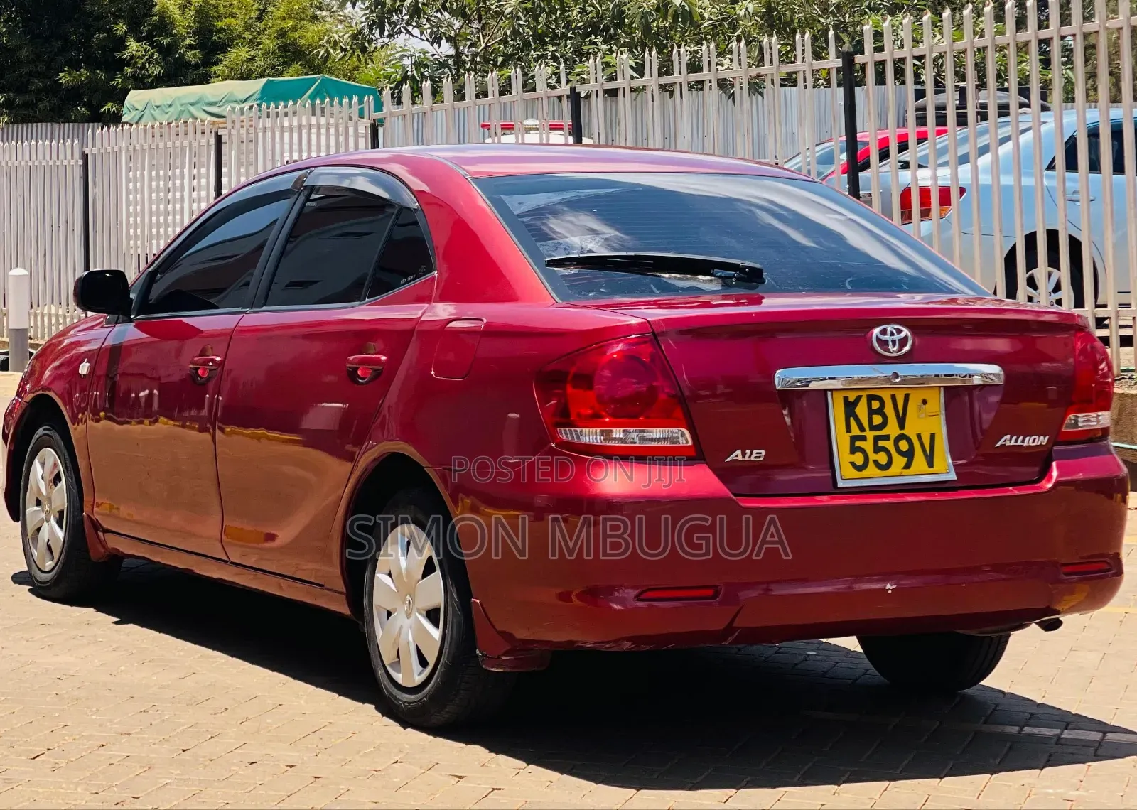 Toyota Allion 2009 Red