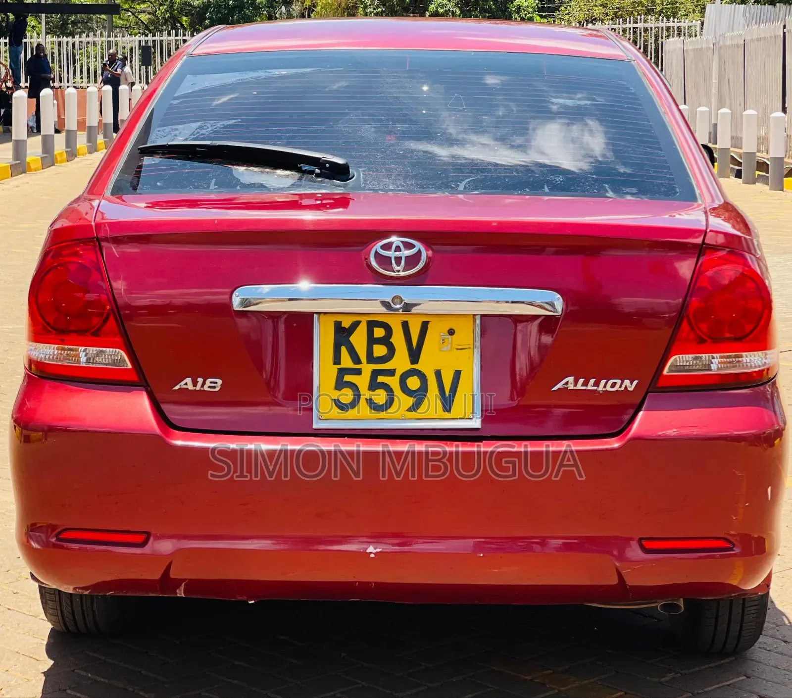 Toyota Allion 2009 Red