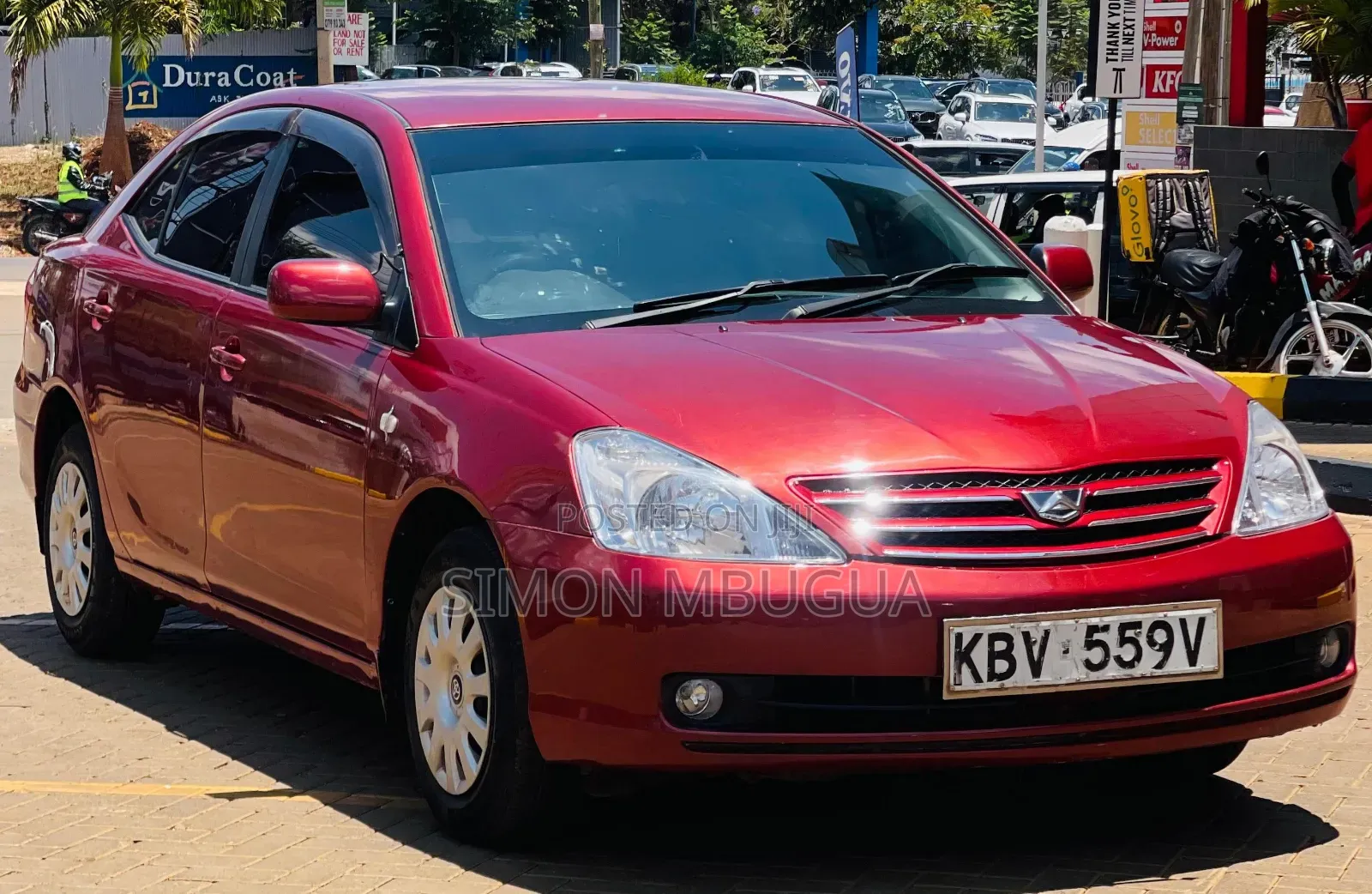 Toyota Allion 2009 Red