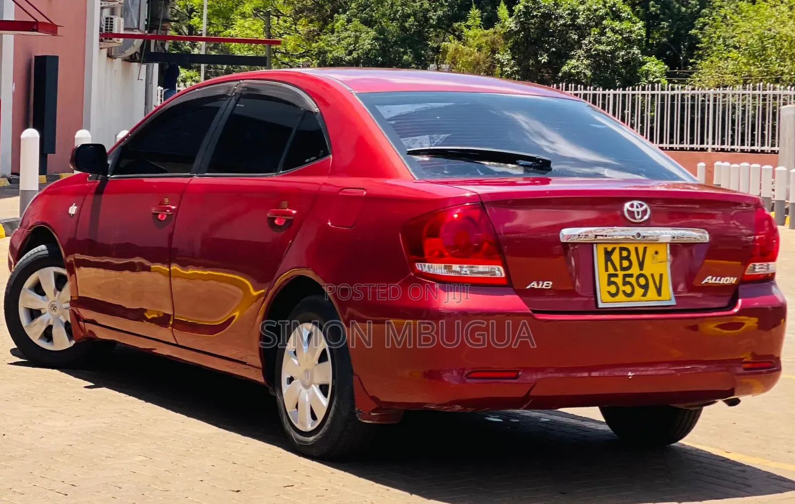 Toyota Allion 2009 Red