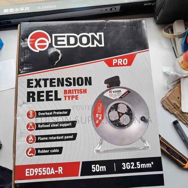 Cable Extension Reels Edon Pro 2.5mm Long Extension Cable Socket