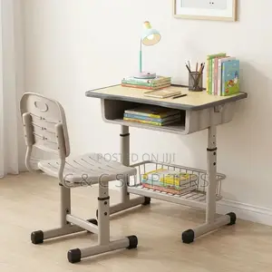 Imported Plastic Kid's Writing Desk Chair.