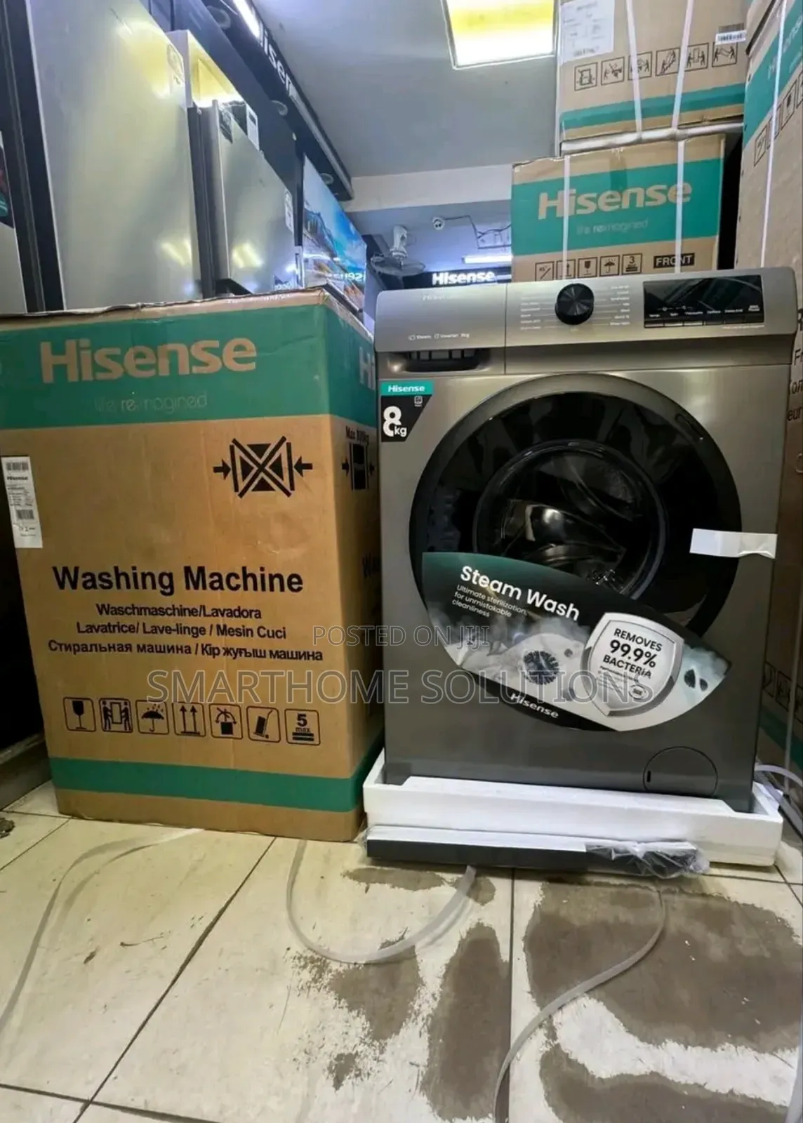 Hisense Front Load 8kg Wash and Spin