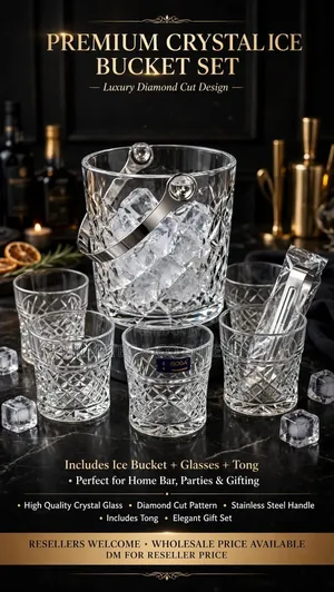 7 Set Decanter and Whisky Glasses