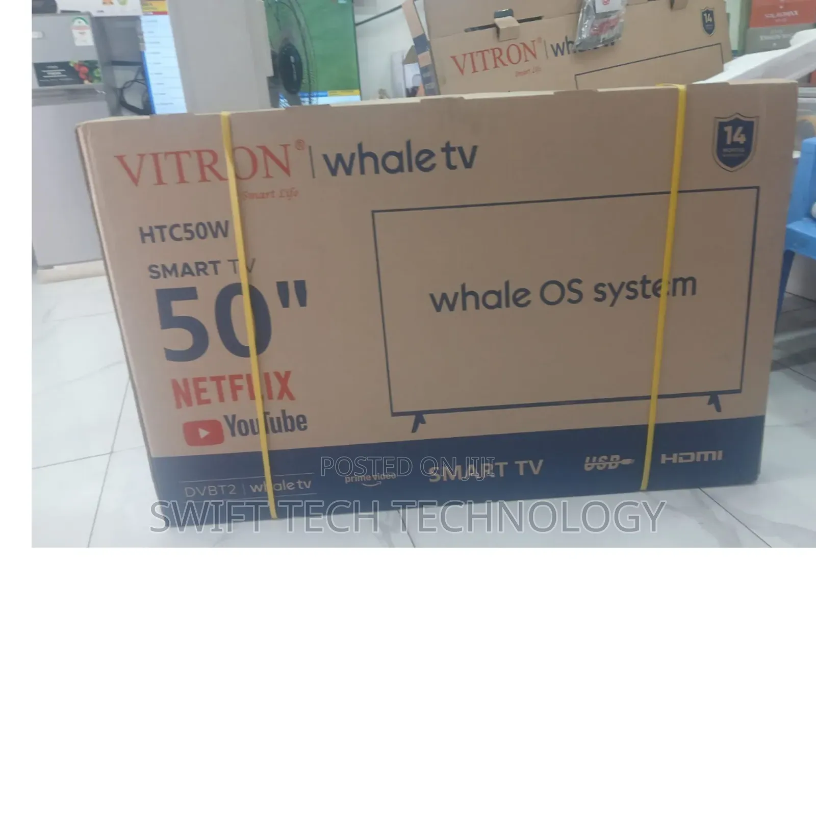 Vitron 50" Inches Frameless FULL UHD Smart Android