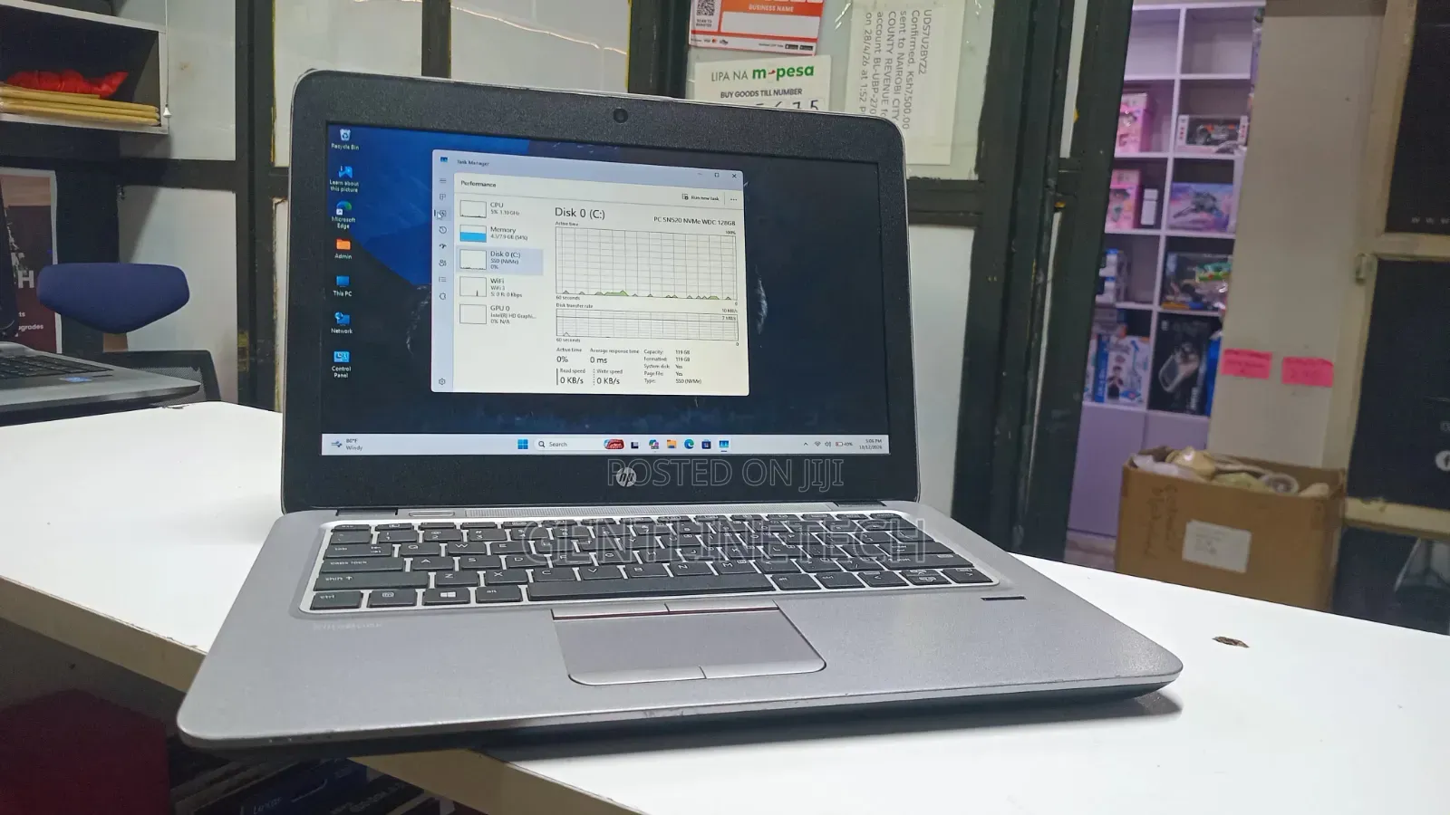 Laptop HP EliteBook 820 G3 4GB Intel Core i5 SSD 128GB