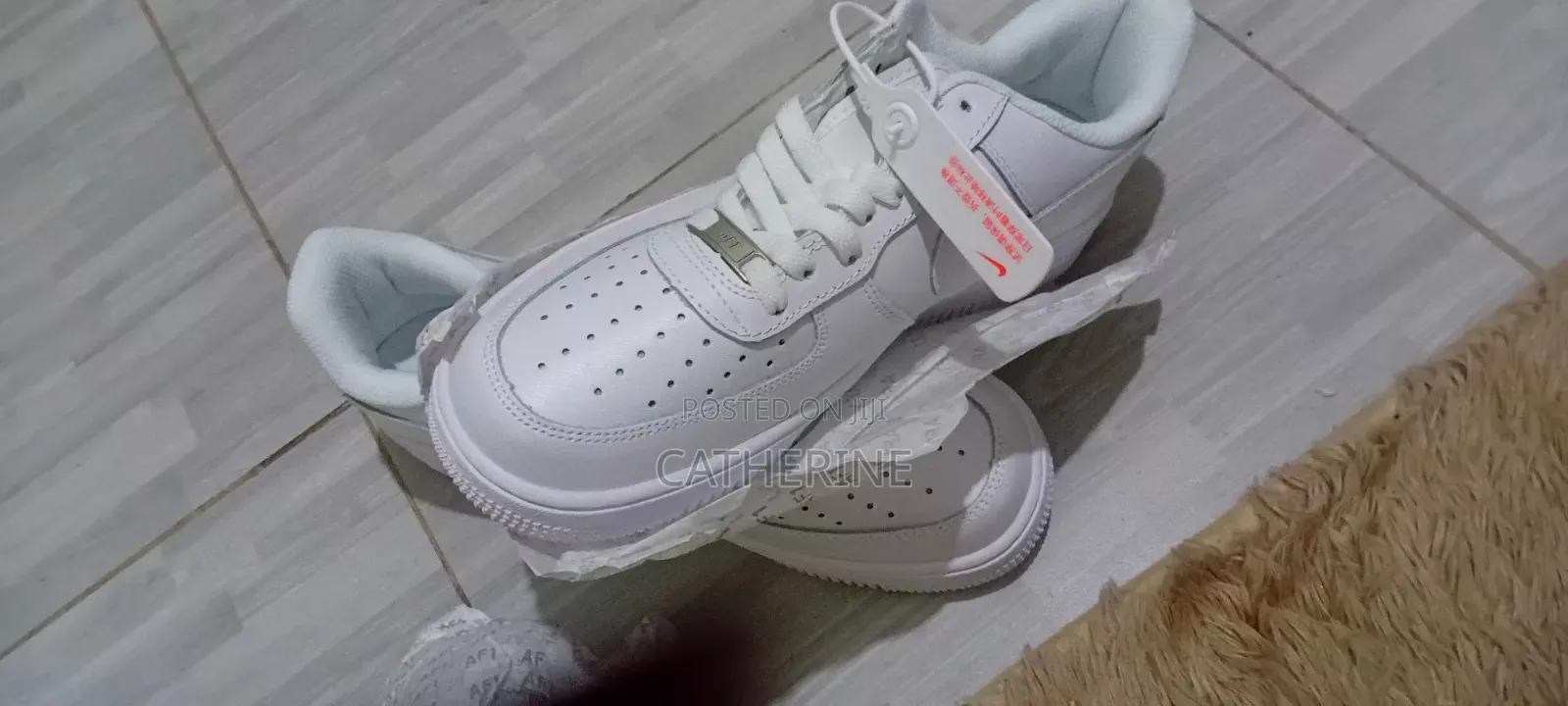 Milk White and Black Air Force