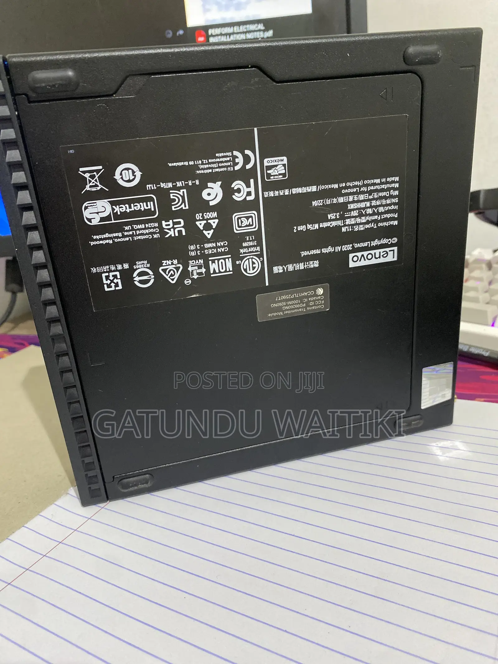 Desktop Computer Lenovo ThinkCentre M715 Tiny 16GB AMD Ryzen 7 SSD 1T