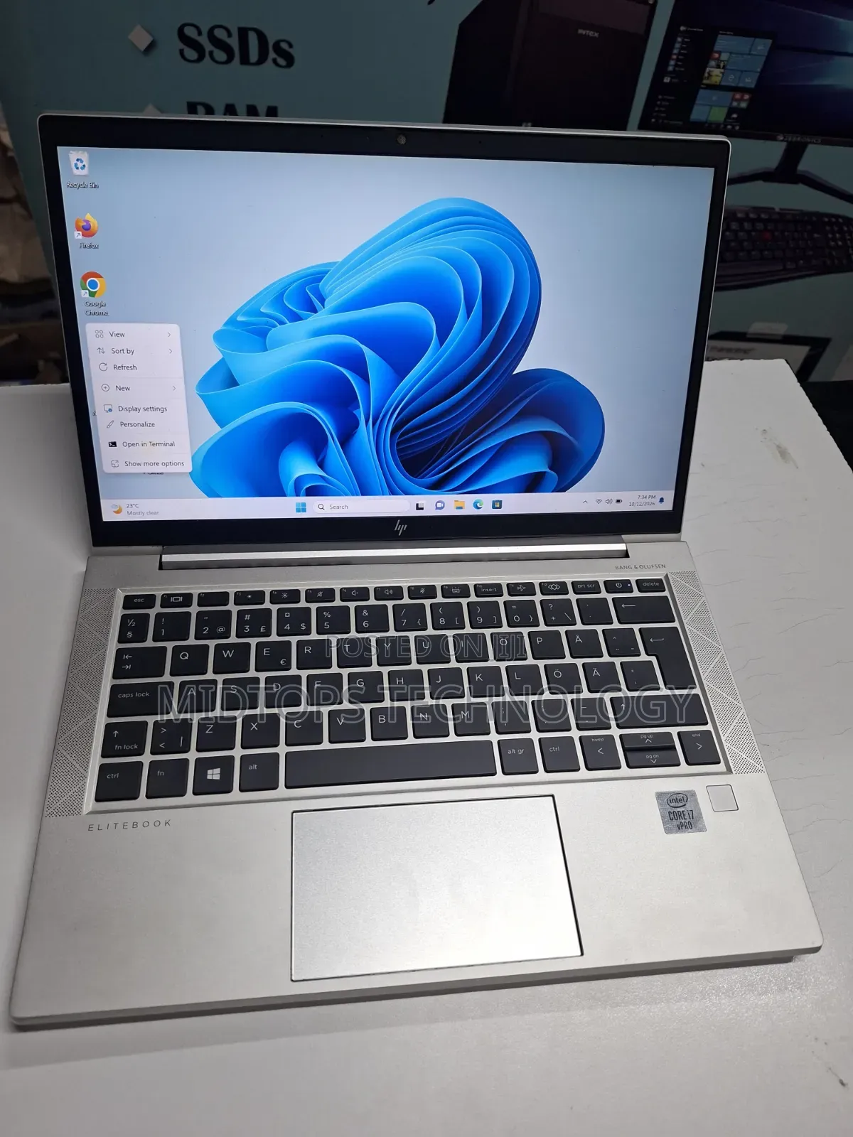 Laptop HP EliteBook 830 G7 8GB Intel Core i7 SSD 256GB