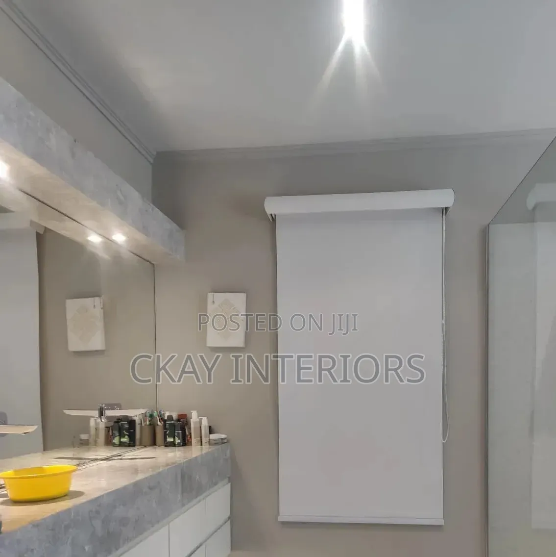 Enhance Your Room's Appearance With Brown and White Roller Blinds