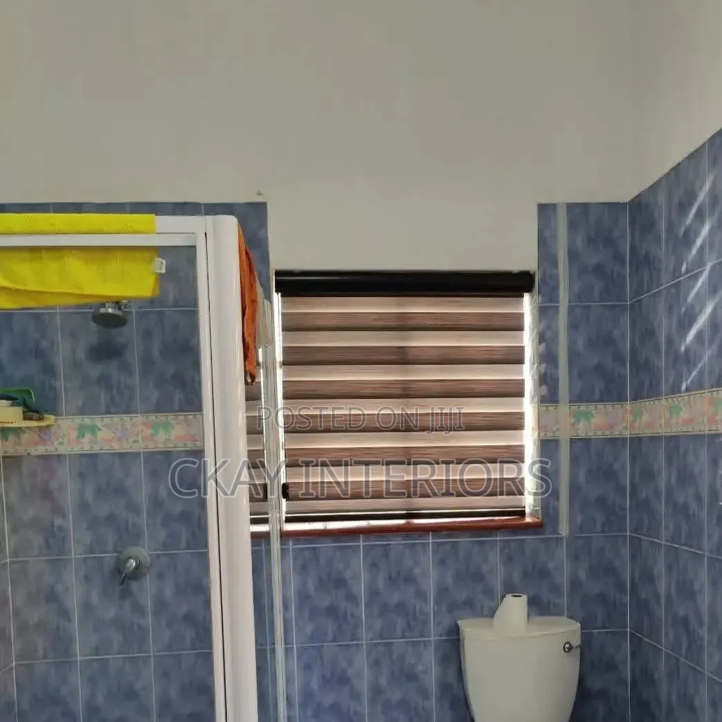 Toilet and Office Windows Cute Horizontal Blinds