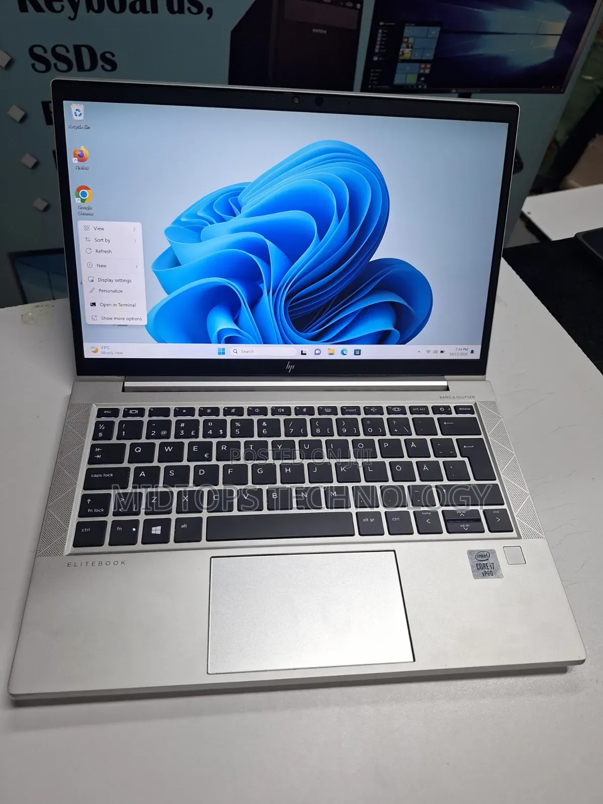 Laptop HP EliteBook 830 G7 16GB Intel Core i7 SSD 512GB