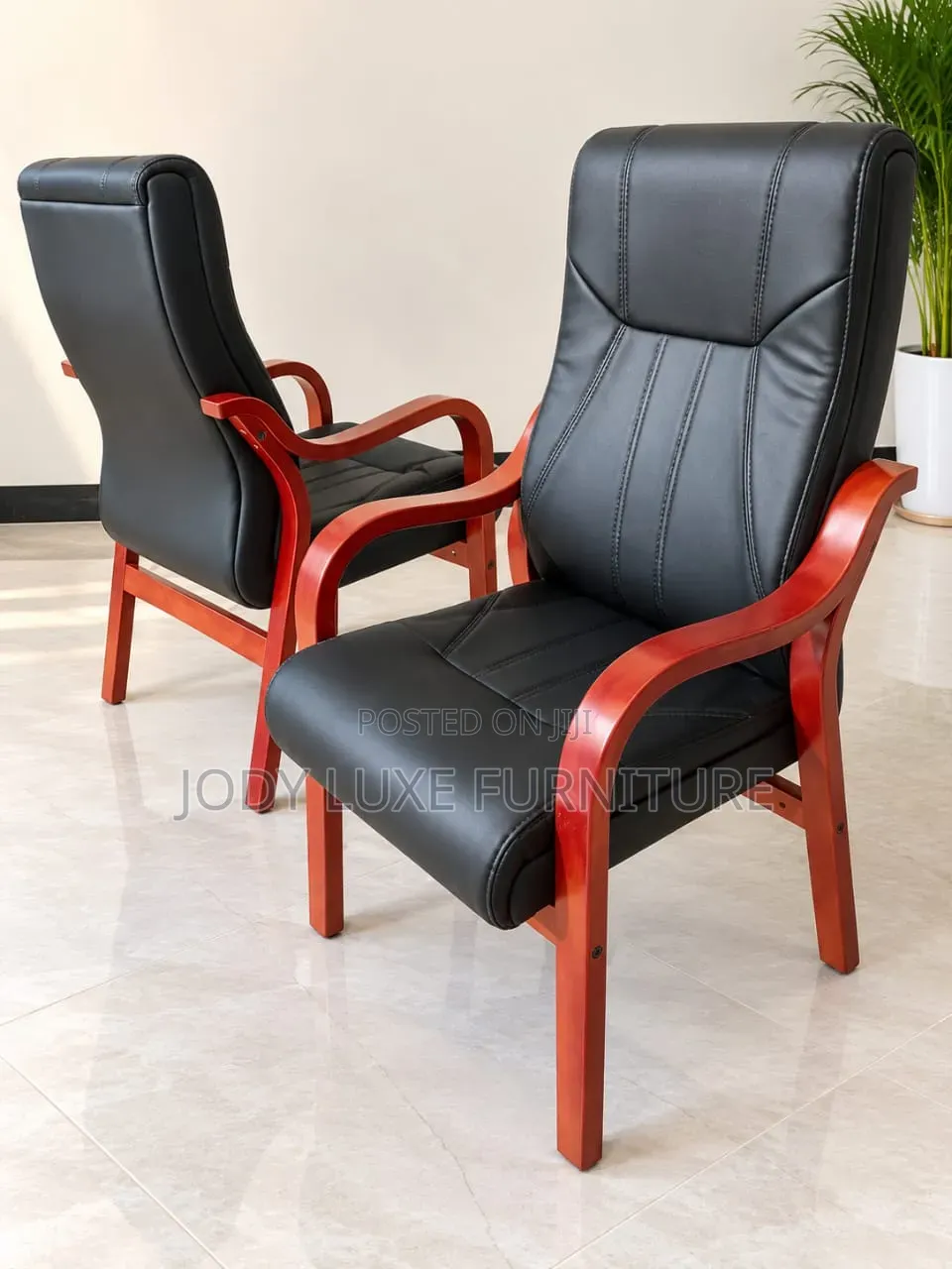 Executive Wooden Office Chair