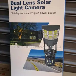 Smart Solar CCTV Camera HD Dual Lens With Light