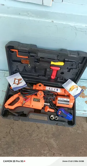 12v 3ton Electric Car Jack With Impact Wrench Kit