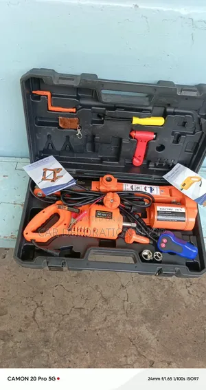 Electric 3ton Floor Jack/Scissor Jack With Tire Impact Wrench