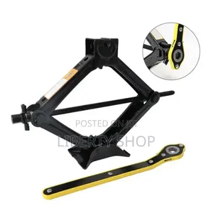 2 Tonnes Scissor Car Jack – Manual Vehicle Lifting Jack for Emergency