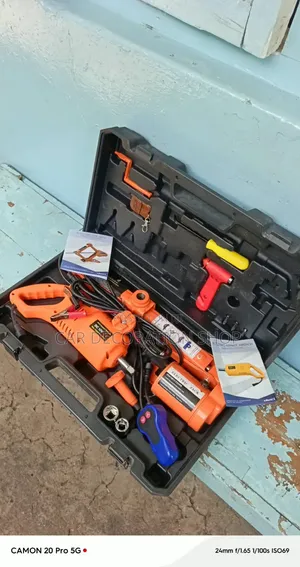 3ton Electric Jack&wrench Uses Cigarette Lighter/Battery Terminal