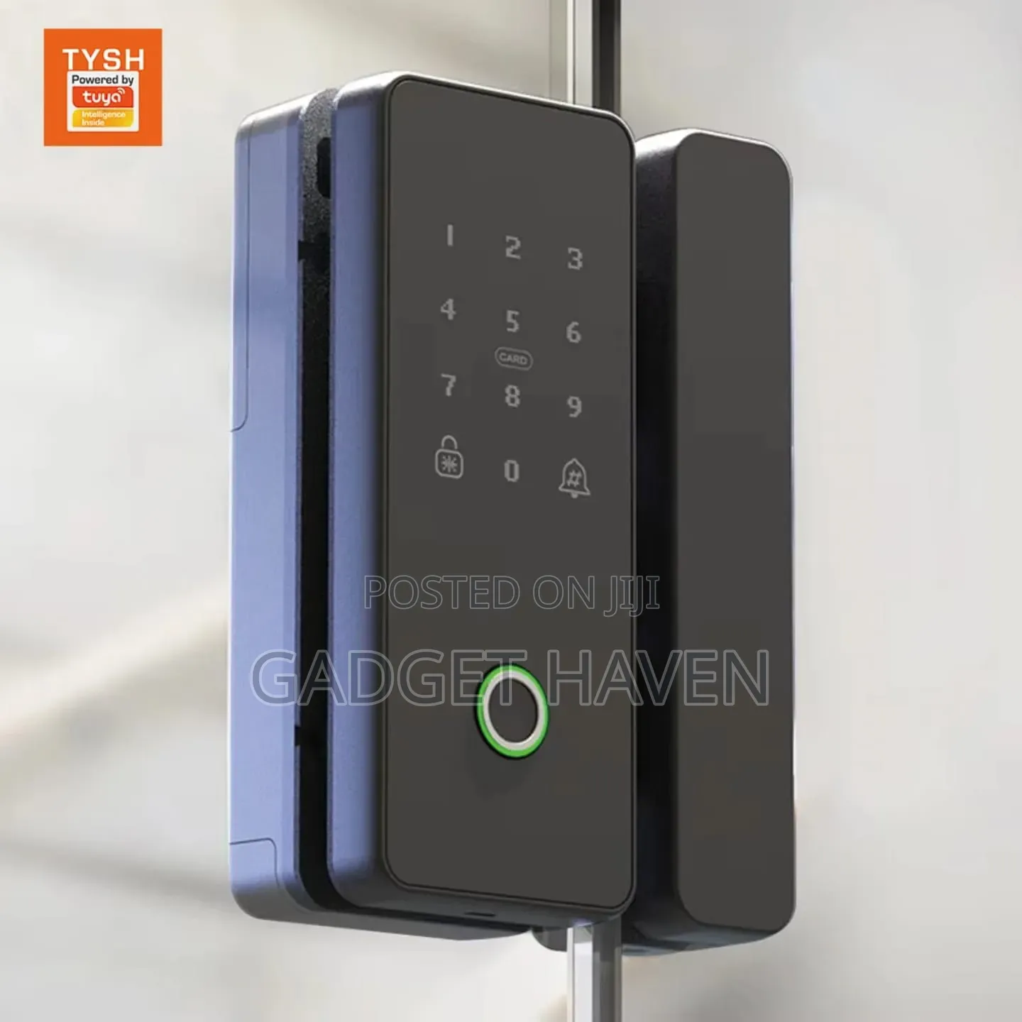 High Security Glass Smart Door Lock for Offices and Shops