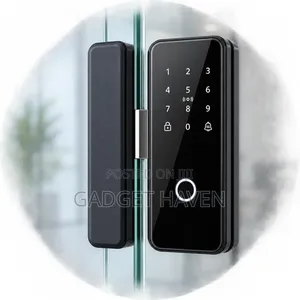 High Security Glass Smart Door Lock for Offices and Shops