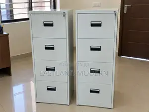 4 Drawer Metallic Filing Cabinet – Lockable Office File Cabinet