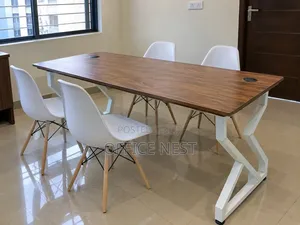 Modern Office Meeting Table With 4 Chairs – Boardroom Set