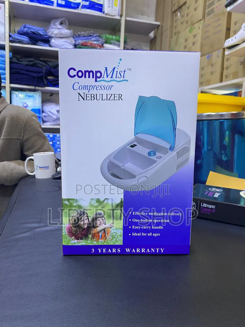 Compmist Nebulizer Machine – Compressor Inhalation Therapy Device For