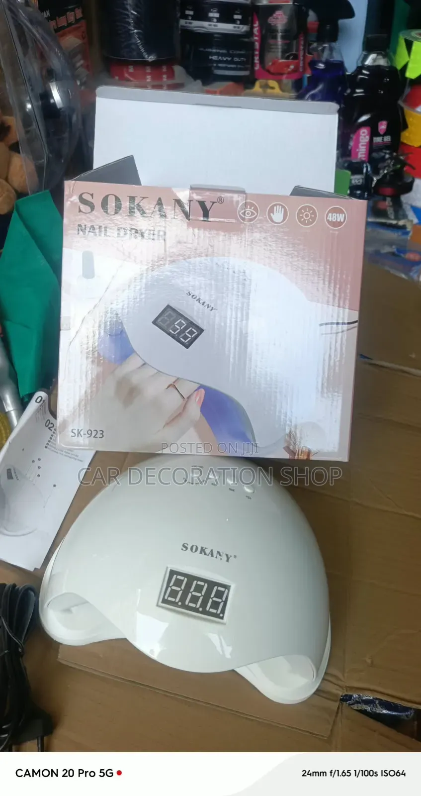 48w One Hand Built in Digital Timer Screen Uv Nail Dryer