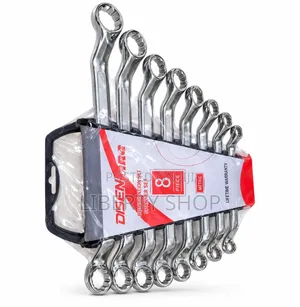 8-Piece Double Ring Spanner Set – Heavy Duty Combination Ring Wrenches
