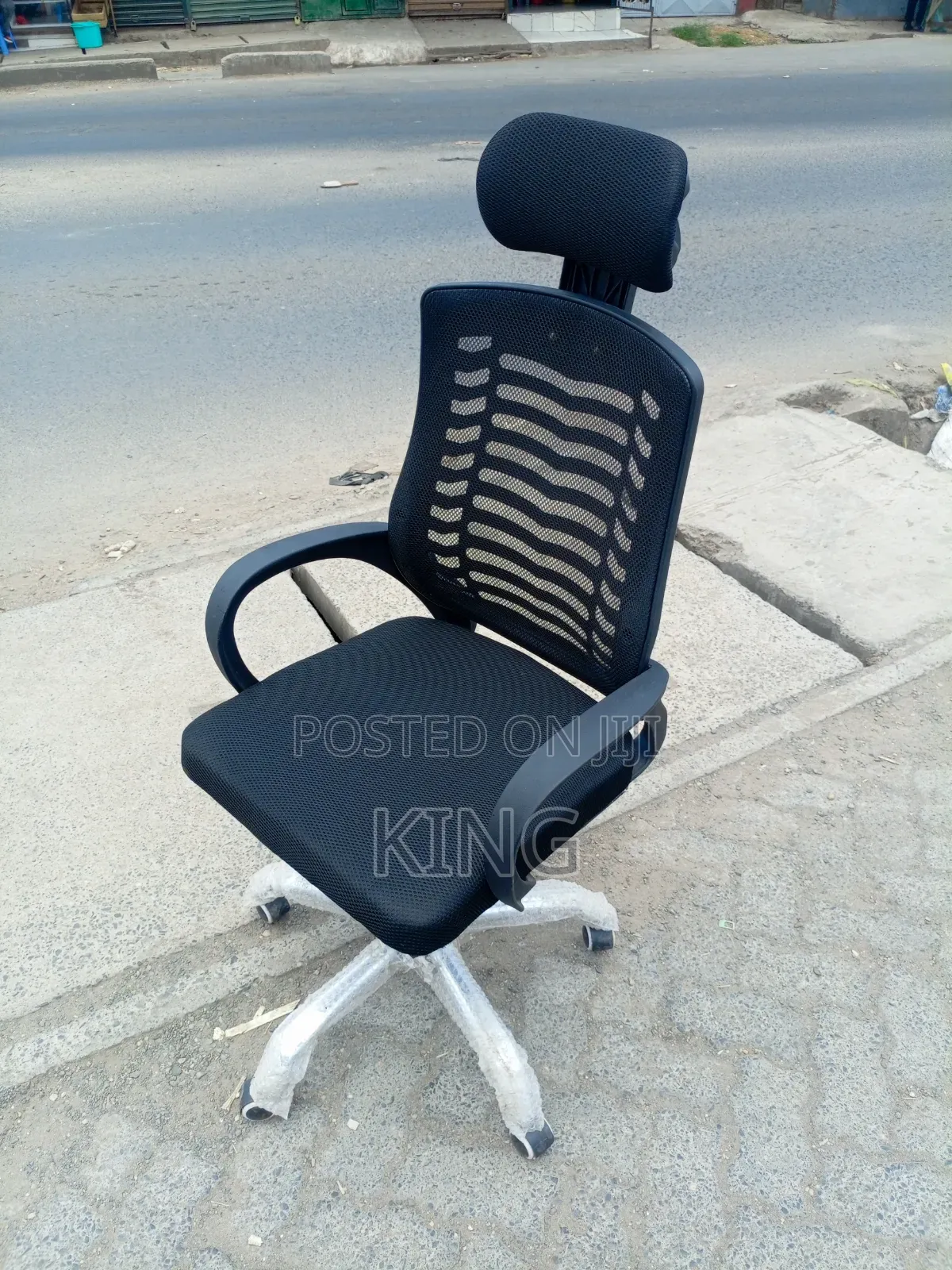 Metallic Based Office Chair