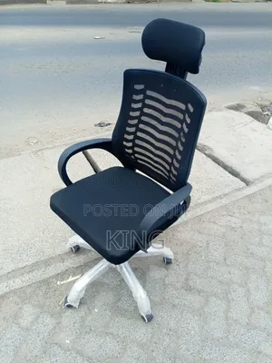 Metallic Based Office Chair