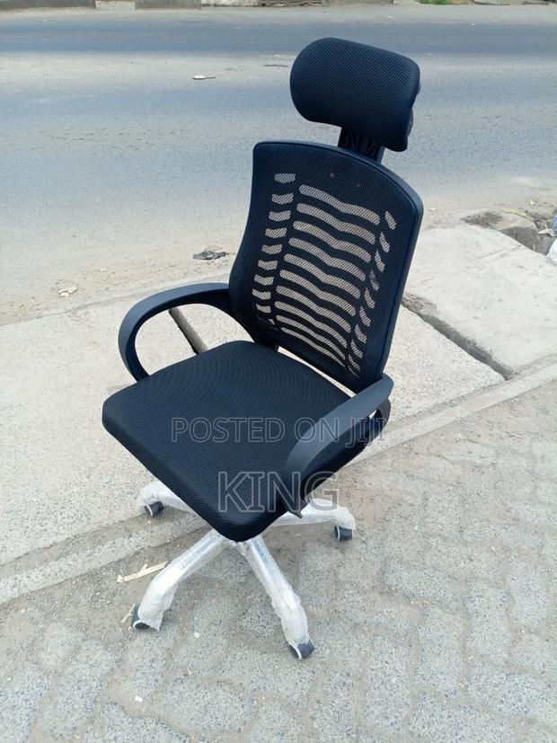 Metallic Based Office Chair - thumbnail 2