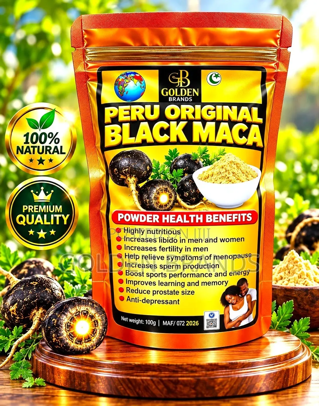 Black Maca Root Powder Erectile Dysfunction Solution