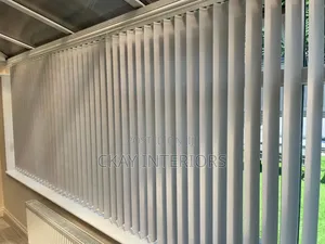 Window Styling With a Purpose With Vertical Office Blinds