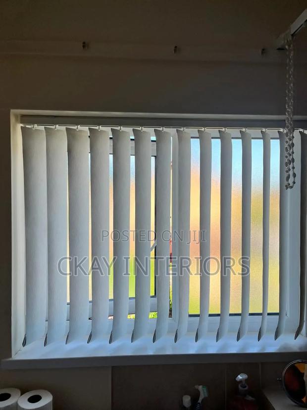 Window Styling With a Purpose With Vertical Office Blinds - thumbnail 2