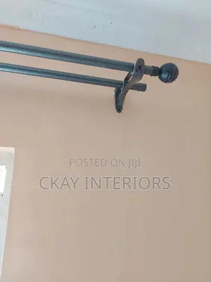 Clean Finish for a Well-Put-Together Home Powder Coated Curtain Rods