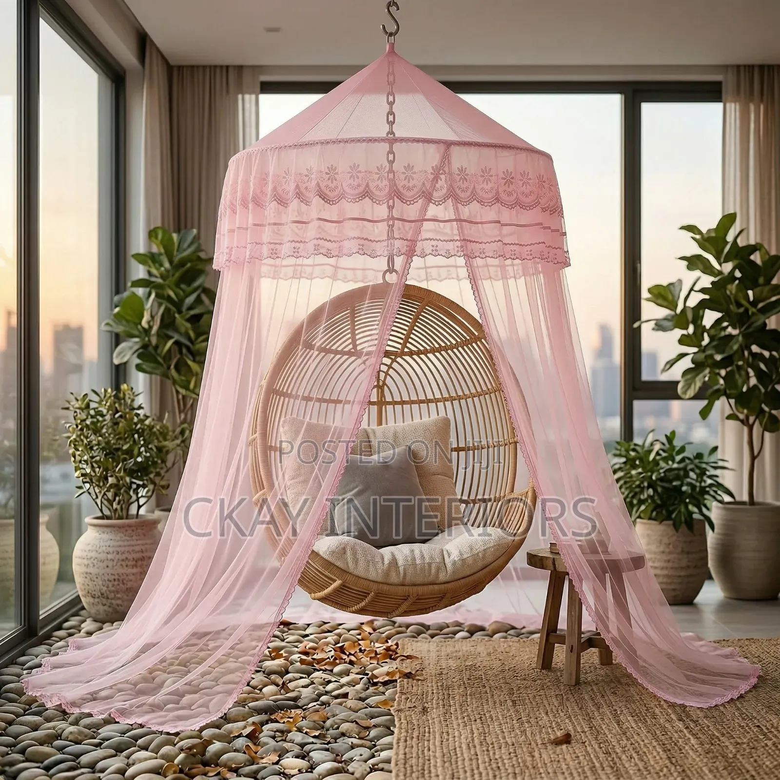 Well-Dressed Bed Deserves a Net to Complete the Look.