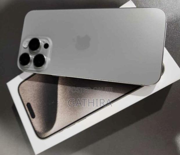 Apple iPhone 15 Pro Max 256 GB Silver - thumbnail 2
